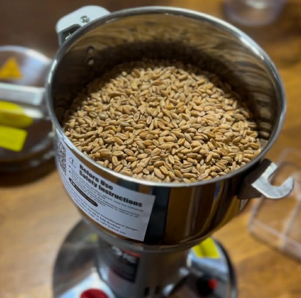 My First Time Milling Wheat Berries Into Flour — And Why the Bread Was So Good