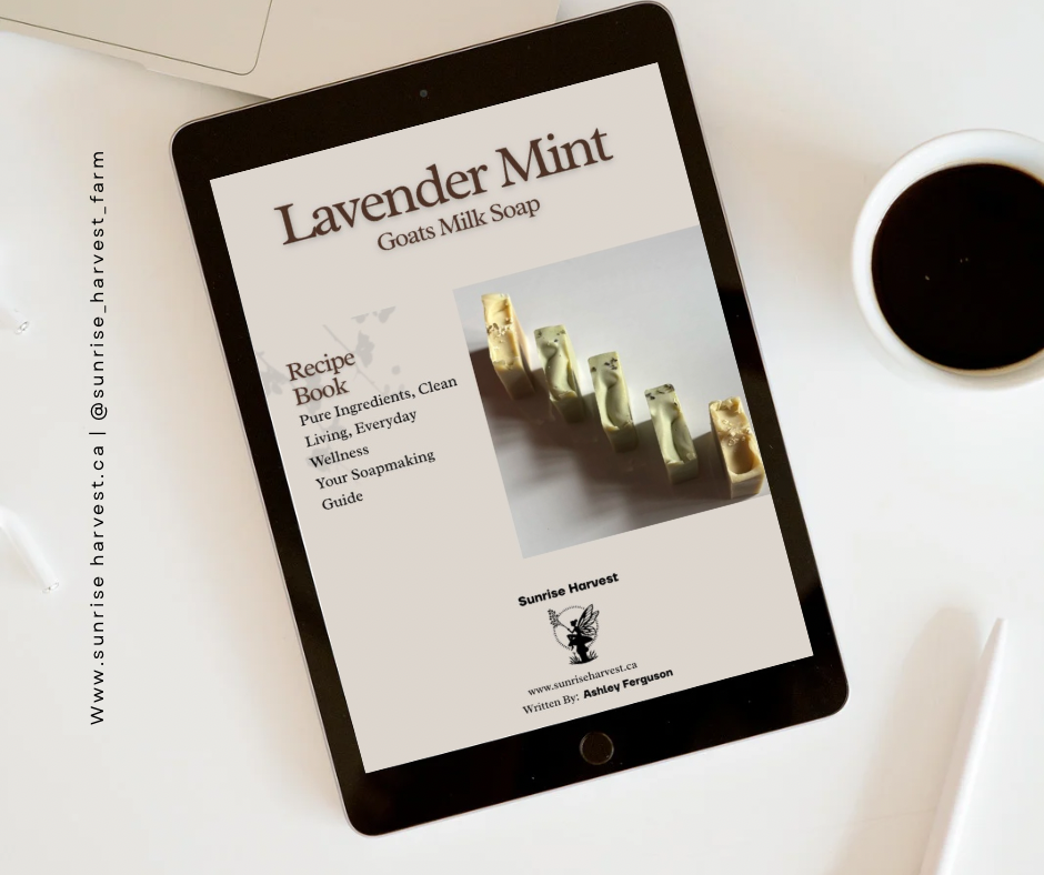 Lavender Mint Goat’s Milk Soap Recipe (Digital Download)